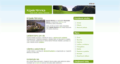 Desktop Screenshot of kupele.nimnica.info